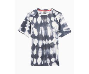 Camiseta Tie-Dye Relaxed ASICS Limited Series Metarun para hombre Negro,Blanco XL