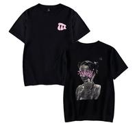 Camiseta Tini Stoessel Fantasi para mujeres y hombres, casual, cuello redondo, manga corta, retro, clásica, estilo casual, Negro, 36