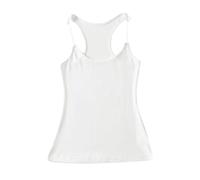 Camiseta Tirantes Blanca Mujer, Nadadora Top Lencero Blanco Naranja Verano Camisa Sin Mangas Lencero Marino Palabra Tallas Grandes Larga Vestir Camisas Elegantes Marron Deportiva Tank Top Mujer, M