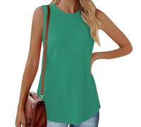 Camiseta Tirantes con Sujetador, Palabra Blusa Chaleco Camisolas Blancas Algodon Tallas Grandes Tank Top Mujer, Roja Blanca Running Womens Sin Mangas Fiesta Camisa Camiseta Running Mujer L