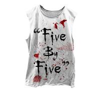 Camiseta Tirantes Deporte Hombre, Camiseta sin Mangas con Estampado gráfico de Halloween para Hombre, Estilo Informal, para Gimnasio, Entrenamiento, Ropa cómoda de Verano