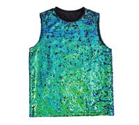 Camiseta Tirantes Hombre Algodon, Camiseta sin Mangas Holgada Informal con Purpurina para Hombre, cómoda y Transpirable, para Entrenamiento Deportivo, Ropa de Calle de Verano