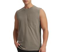 Camiseta Tirantes Hombre Basica, Camiseta Deportiva sin Mangas para Hombre para Entrenamiento, Ligera, Transpirable, para Gimnasio, Correr, Ropa Deportiva cómoda