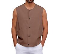 Camiseta Tirantes Hombre, Chaleco de Trabajo con Bolsillo para Hombre, Chaqueta sin Mangas para Actividades Deportivas y Casuales al Aire Libre.