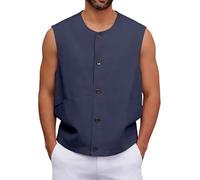 Camiseta Tirantes Hombre, Chaleco de Trabajo con Bolsillo para Hombre, Chaqueta sin Mangas para Actividades Deportivas y Casuales al Aire Libre.