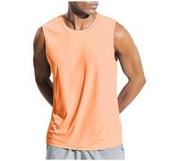 Camiseta Tirantes Hombre, Chaleco Hombre Verano Sólido Casual Sin Mangas Camiseta Deportiva Ligera Transpirable Básico Diario Comodidad