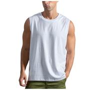 Camiseta Tirantes Hombre Ligero Transpirable Top Sin Mangas Hombre Ajustado Verano Gimnasio Verano Camisetas Compresión Hombres para Primavera Playa Casual Versátil