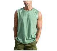 Camiseta Tirantes Hombre Ligero Transpirable Top Sin Mangas Hombre Ajustado Verano Gimnasio Verano Camisetas Compresión Hombres para Primavera Playa Casual Versátil