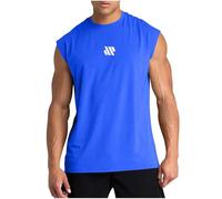 Camiseta Tirantes Hombre Ofertas,Camisetas de Tirantes Verano Moda Hombres Diario Deporte Gym Camiseta Sin Mangas con Cuello Redondo Fitness Impresión Chaleco Holgados Casual T-Shirt Tank Top