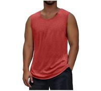Camiseta Tirantes Hombre Verano Rebajas Camiseta Sin Mangas Diario Deportivo Gym Secado Rápido Transpirable Color Sólido Casual Tank Top Playa T-Shirt Básica tee Chaleco Talla Grande 2025