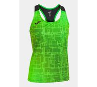 Camiseta Tirantes Joma Elite VIII Verde Flúor Negro - Camiseta Tirantes Mujer MKP