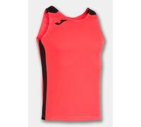 Joma Camiseta Tirantes Record II Coral flúor Negro, XXL