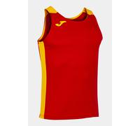 Camiseta Tirantes Joma Record II Rojo Amarillo - Camiseta Tirantes Hombre MKP