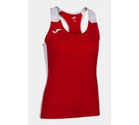 Camiseta Tirantes Joma Record II Rojo Blanco - Camiseta Tirantes Niña MKP