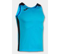 Camiseta Tirantes Joma Record II Turquesa Flúor Marino - Camiseta Tirantes Niño MKP