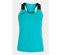 Camiseta Tirantes Joma Record II Turquesa Negro - Camiseta Tirantes Mujer MKP
