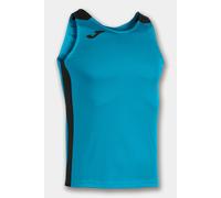 Camiseta Tirantes Joma Record II Turquesa Negro - Camiseta Tirantes Niño MKP