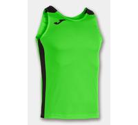 Camiseta Tirantes Joma Record II Verde Flúor Negro - Camiseta Tirantes Niño MKP