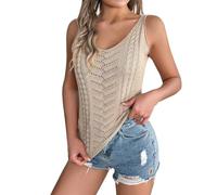 Camiseta Tirantes Mujer Deporte, Tops Deportivo Top Tirantes, Women Elegante Tank Camiseta Palabra de Honor, con Chaleco Verano Yoga Modernas Camisetas Blusa Sin Mangas Mujer, XL