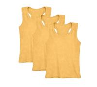 Camiseta Tirantes niño Camiseta Tirantes Blanca niña Classiques pour Enfants pour Les Filles Colores Sólidos Cómodos Sin Mangas Respirables Unterhemd Ropa Verano Amarilla Top Deportivo