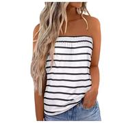 Camiseta Tirantes Sin Mangas Mujer,Camiseta básica Ajustada de Punto Acanalado Color Sólido Ligero Camisa Cuello Redondo Basica Tops Elegante Camisetas para IR al Trabajo, Citas, Vacaciones