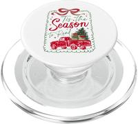 Camiseta T'is The Season to Read Christmas Book Lover PopSockets PopGrip para MagSafe