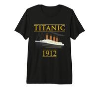 Camiseta Titanic Sailing Ship Vintage Cruis Vessel 1912 Camisa Camiseta Premium