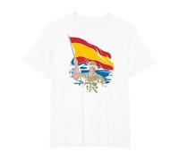 Camiseta Todo por la Patria España Ejército Español FCSE Camiseta, Hombre Tallas Grandes, Blanco, 2X Alto