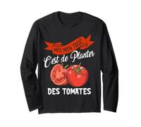 Camiseta Tomates jardín Jardinero jardinería retiro Abuelita Manga Larga