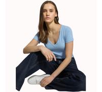 CAMISETA TOMMY JEANS SLIM RIB MUJER XS