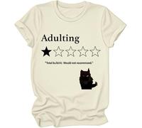 Camiseta Total Bullshit Would Not Recommender, para adultos y hombres, Amarillo cremoso, S