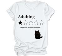 Camiseta Total Bullshit Would Not Recommender, para adultos y hombres, blanco, 3XL
