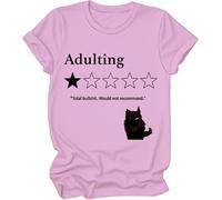 Camiseta Total Bullshit Would Not Recommender, para adultos y hombres, rosa, XL
