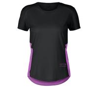 Camiseta trail mujer Scott Tee W's Endurance Tech SS (negro/morado líquido)