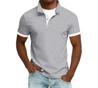 Camiseta Transpirable, Talla Grande Poliester Playa Fashion Verano Surf Entrenamiento Fitness Técnica Tallas Grandes Vestir Deportivos Golf Running Camisas Verano Hombre,L