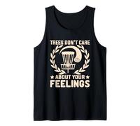 Camiseta Tree Don't Care About Your Feeling, sarcástico Disc Golf Camiseta sin Mangas