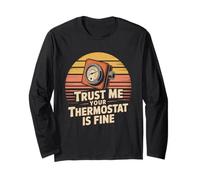 Camiseta Trust Me Your Thermostat Is Fine - HVAC Technician Manga Larga