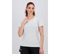Under Armour Camiseta de manga corta UA Tech SSV Twist – Deportiva cómoda – Gris Halo/Blanco