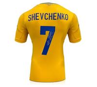 Camiseta Ucrania 2011-13 firmada por Andriy Shevchenko