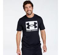 ABC Camo Boxed Logo Camiseta De Manga Corta Hombres , color:negro , talla:L Under Armour