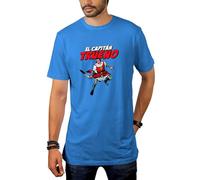 Camiseta Unisex Capitán Trueno Frikis Retro Egb (Azul, L)