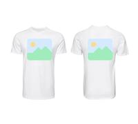 Camiseta Unisex con Diseño Personalizable con Imagen, Manga Corta, Color Blanco (FR/ES, Letras, L, Regular, Regular, Blanca)