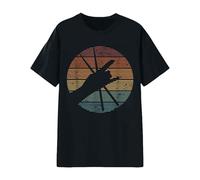 Camiseta unisex con estampado gráfico, manga corta, cuello redondo, camiseta suave para el día a día, para atuendos informales, diseño moderno y cómodo, Negro , XXL