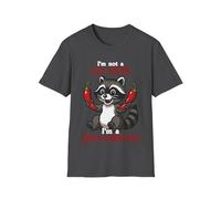 Camiseta unisex con texto en inglés "I'm Not A Hot Mess I'm A Spicy Disaster", Jaspeado Oscuro, XXL