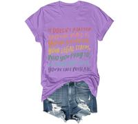 Camiseta unisex con texto en inglés «It Doesn't Matter You're Safe with Me» divertida y sarcástica LGBTQ Equality Rights You are Safe with Me, Morado (, 3XL