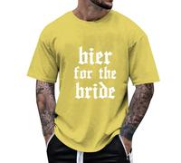 Camiseta Unisex de Manga Corta con Estampado gráfico de Cerveza, cómoda e Informal, Cuello Redondo, para Hombre y Mujer, Ideal para Actividades al Aire Libre en Verano.