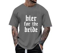 Camiseta Unisex de Manga Corta con Estampado gráfico de Cerveza, cómoda e Informal, Cuello Redondo, para Hombre y Mujer, Ideal para Actividades al Aire Libre en Verano.