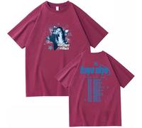 Camiseta Unisex Informal De Cuello Redondo Y Manga Corta Freya Fan Camiseta De Manga Corta para Hombre Y Mujer Freya Skye Tour 2026 Festival Tallas XS-3XL-Red||l