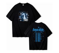 Camiseta Unisex Informal De Cuello Redondo Y Manga Corta Freya Fan Camiseta De Manga Corta para Hombre Y Mujer Freya Skye Tour 2026 Festival Tallas XS-3XL-Black||l