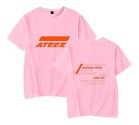 Camiseta Unisex KPOP Estampada Unisex T-Shirt Fans Cool Hip Pop Top Hong Joong Seong Hwa Yun Ho Yeo Sang San Min Gi Woo Young Jong Ho